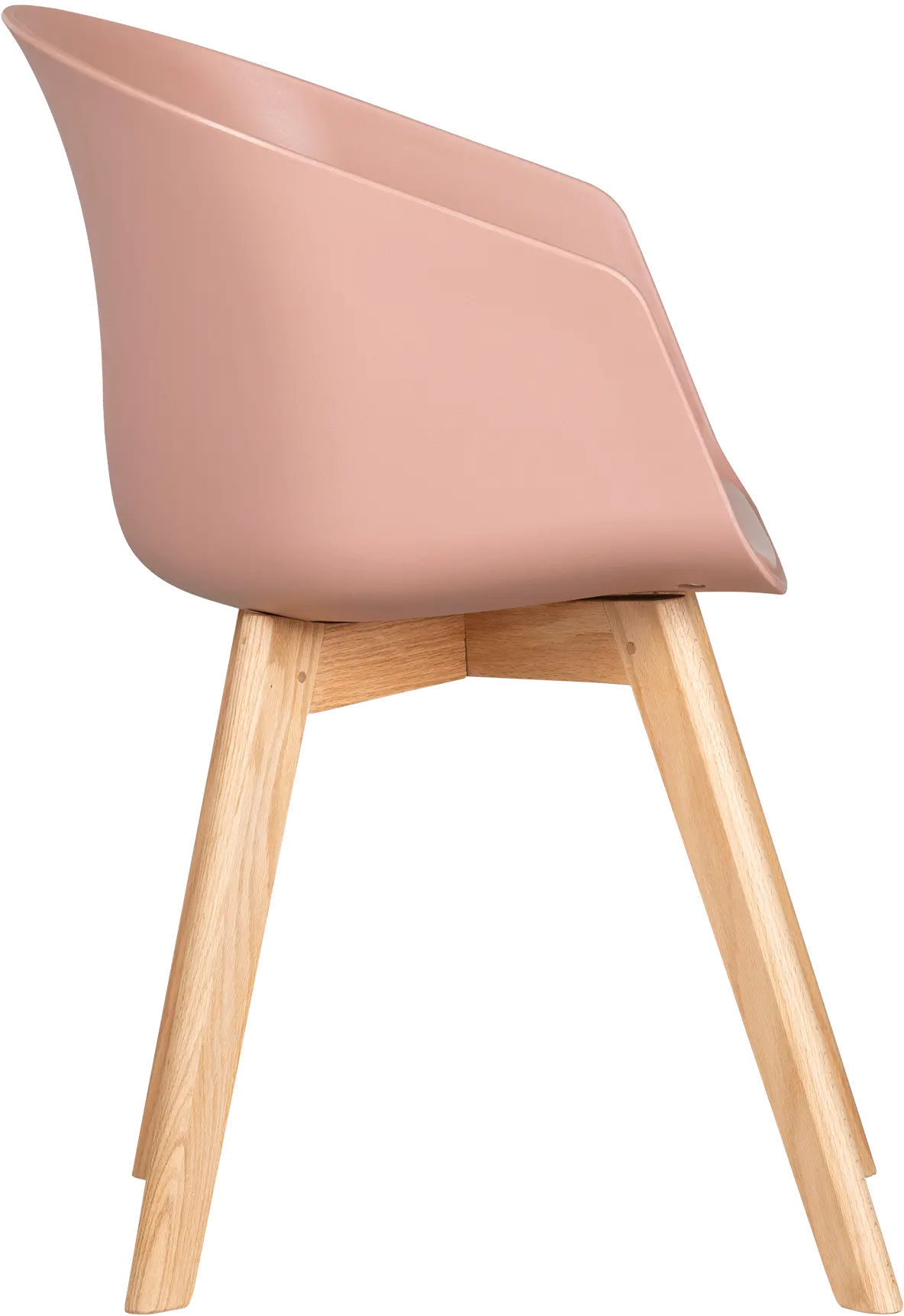 Flam Pink and Natural Dining Room Chair - South Shore