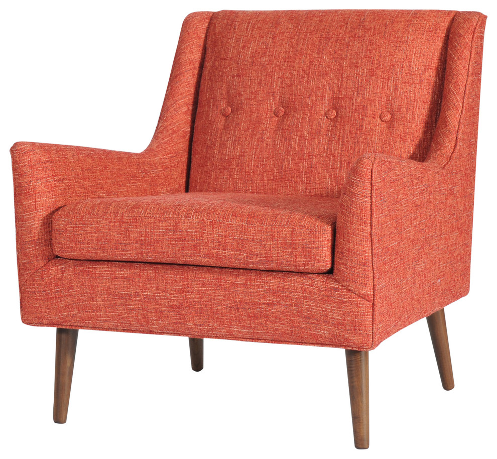 Rex Chair  Picante   Midcentury   Armchairs And Accent Chairs   by Gingko Furniture  Houzz