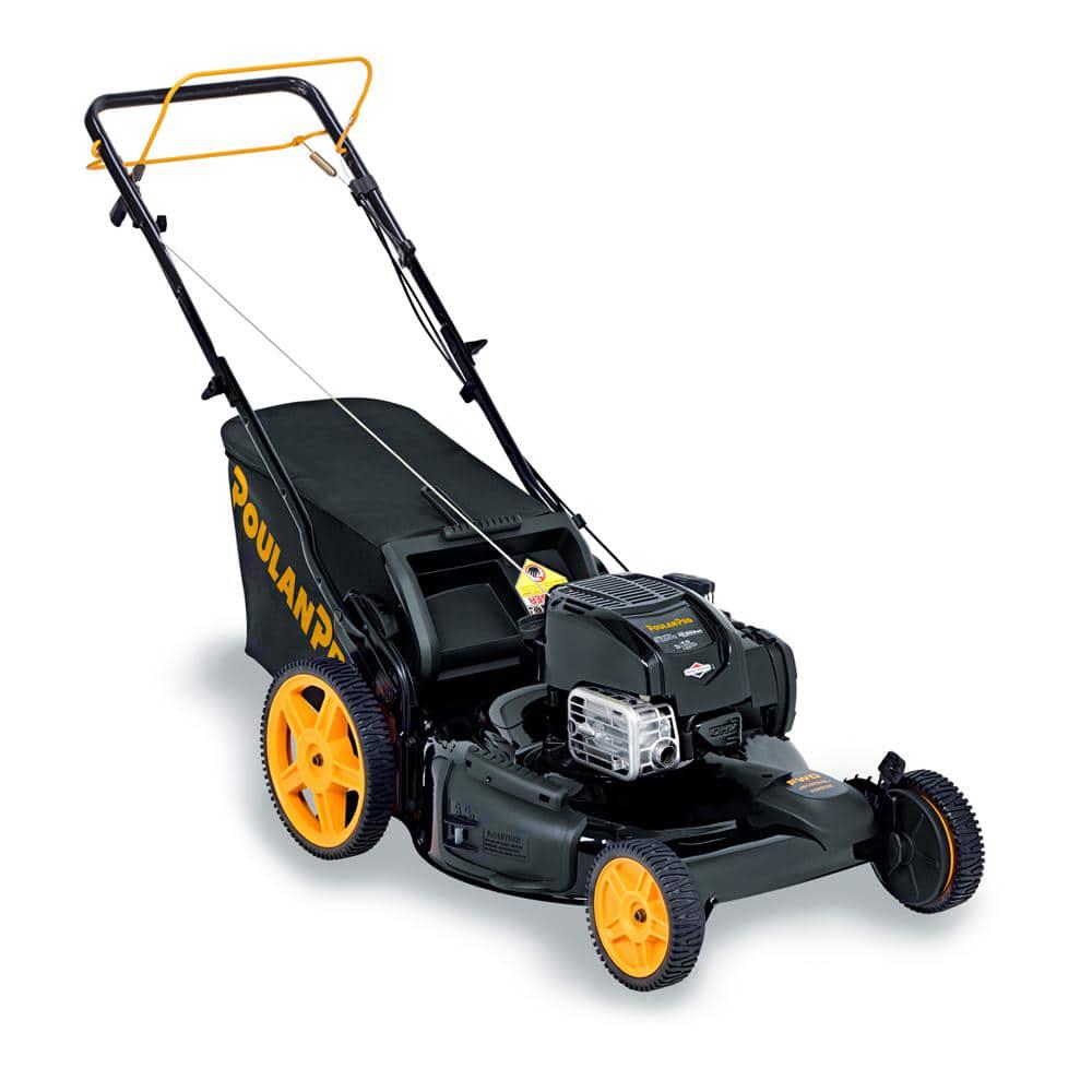 Poulan PRO 675EXi 22 in 163 cc Briggs and Stratton Gas FWD Walk Behind 3in 1 SelfPropelled Lawn Mower