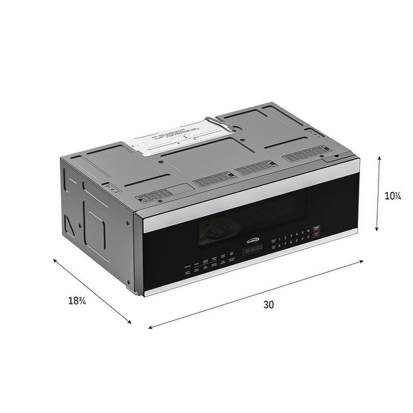 30 in. Over the Range Low Profile Microwave - 1.2 Cu. ft. Shopping - The Best Deals on Over-the-Range Microwaves | 40725065