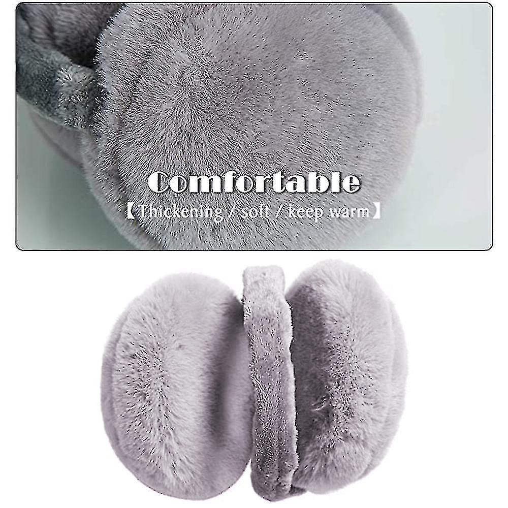 Winter Warm And Cute Ear Warmers Earmuffs， Foldable Earmuffs