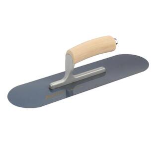 Anvil 14 in. x 4 in. Blue Steel Pool Trowel 57486