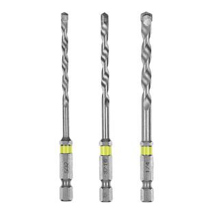 RYOBI High Speed Steel Impact Rated Masonry Drill Bit Set (3-Piece) AR2043