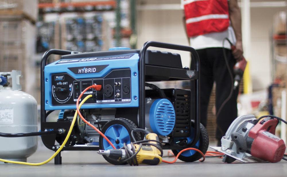 5250 Watt Dual Fuel Portable Generator ;