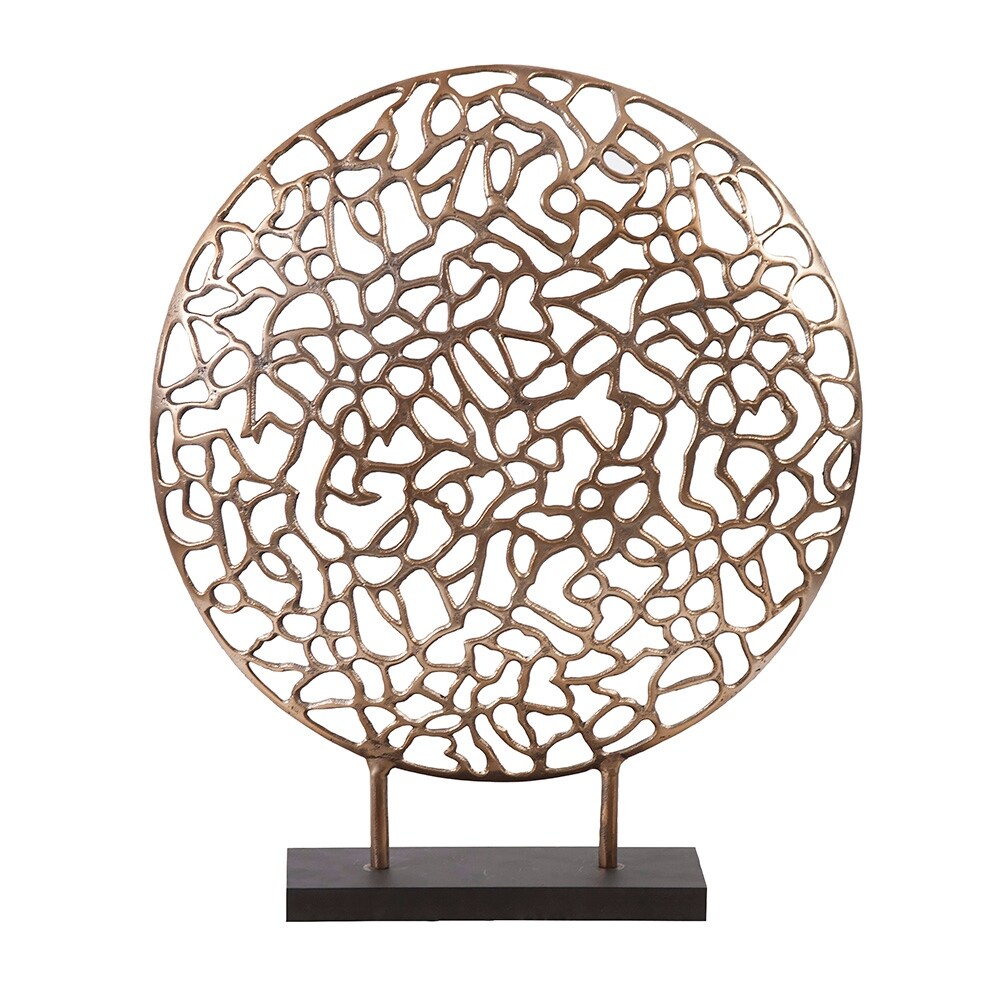 Carson Carrington Gippersta Aluminum Branch Disk Sculpture   19\