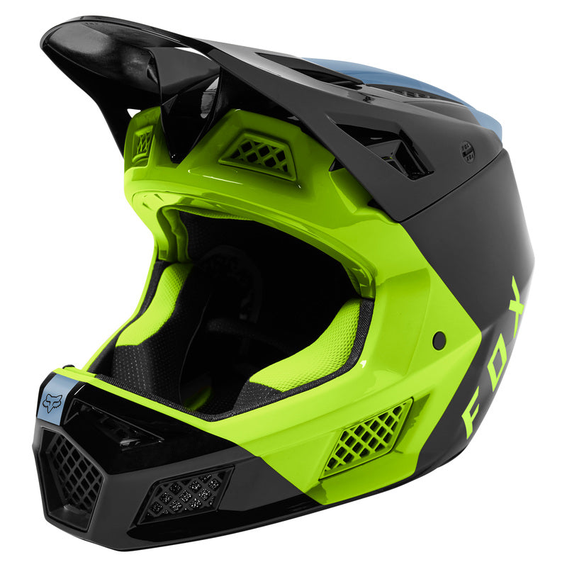 Fox Racing Rampage Pro Carbon MIPS Full Face Helmet - Fuel - Dusty Blue