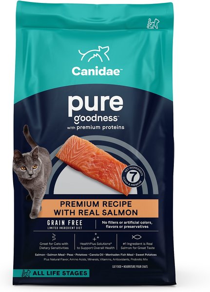 CANIDAE Grain-Free PURE Limited Ingredient Salmon Recipe Dry Cat Food