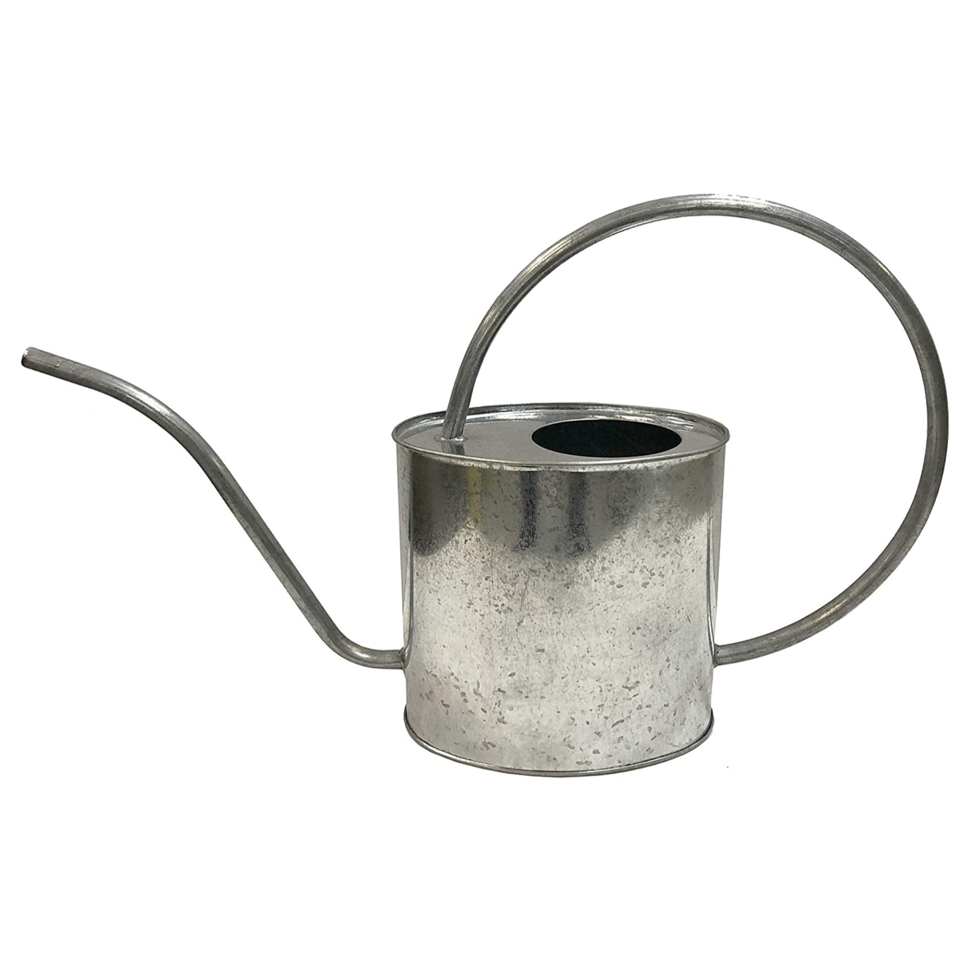 Gardener Select GSA W2K08Z Galvanized Oval Watering Can， 2L