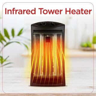 BLACK+DECKER 1500-Watt 5100 BTU Electric Infrared Quartz Electric Space Heater BHTI06