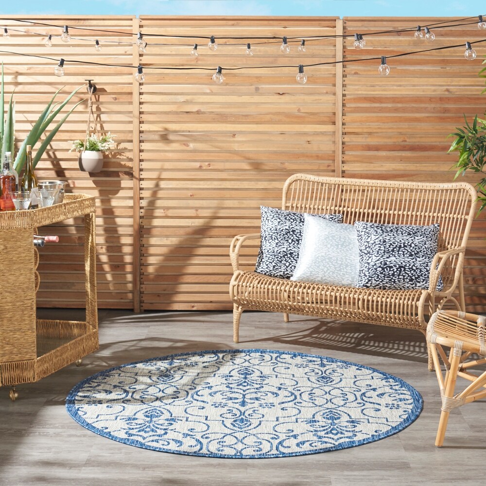 Nourison Garden Party Trellis Indoor/Outdoor Area Rug