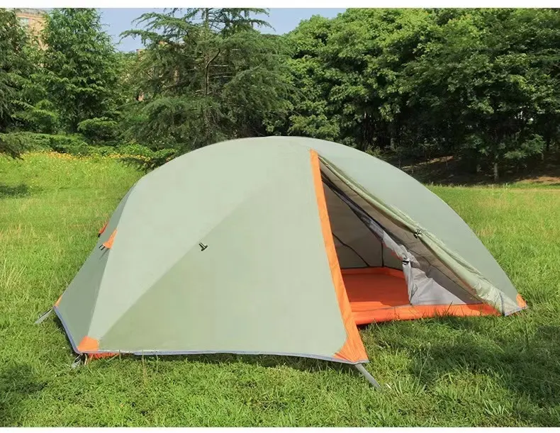 HS Super 15D Silica Gel Light Trekking Two person Outdoor Rainstorm Camping Tent