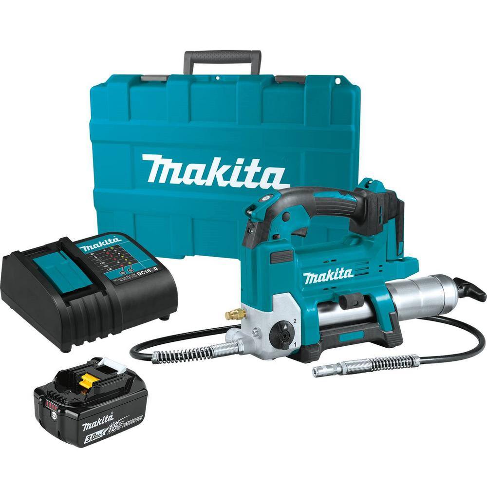 Makita 18V LXT Lithium-Ion Cordless Grease Gun Kit 3.0Ah XPG01S1