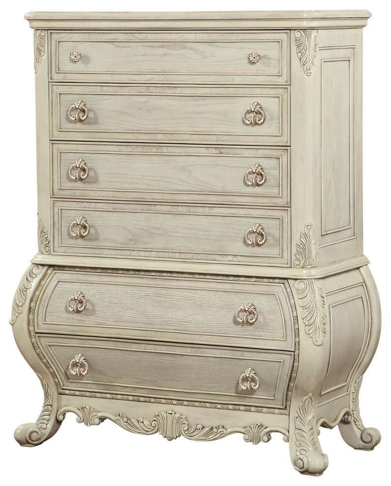 ACME Ragenardus Chest  Antique White   Contemporary   Accent Chests And Cabinets   by Kolibri Decor  Houzz