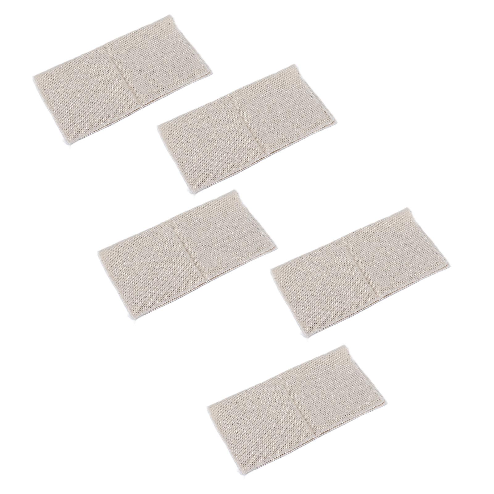 5pcs Embroidery Fabric Soft Comfortable Easily Fold Portable Diy Material Kit For Sofas Cushions Pillows28x28cm