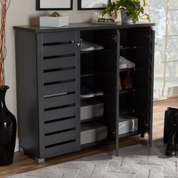 Contemporary Shoe Storage Cabinet - - 26396243