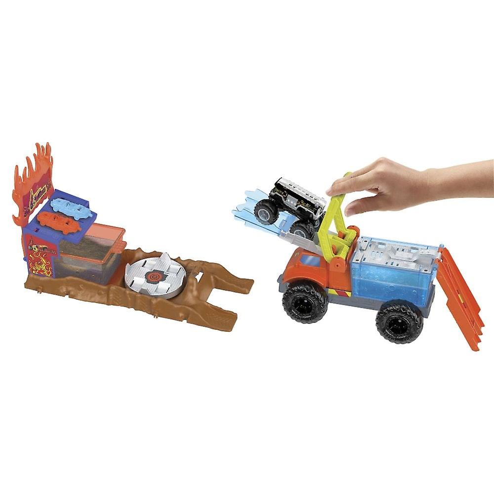 Hot Wheels Monster Trucks Arena Smashers Colour Shifters Rescue Playset