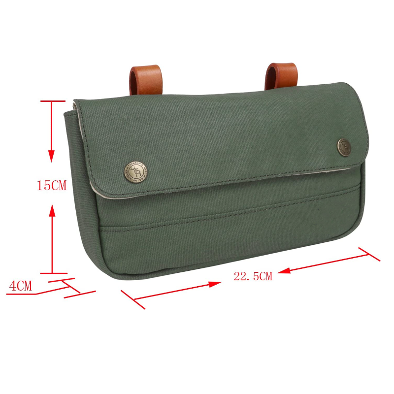 Water Proof Bicycle Rear Rack Bag Good Quality Canvas Bike Panniers Bicycle Front Tube Pouch for Riding