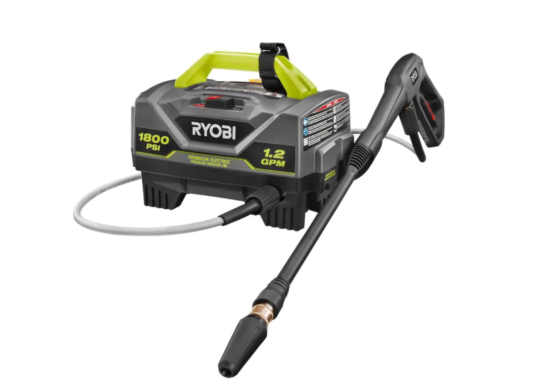 RYOBI RY141820VNM 1800 PSI 1.2 GPM Cold Water Electric Pressure Washer