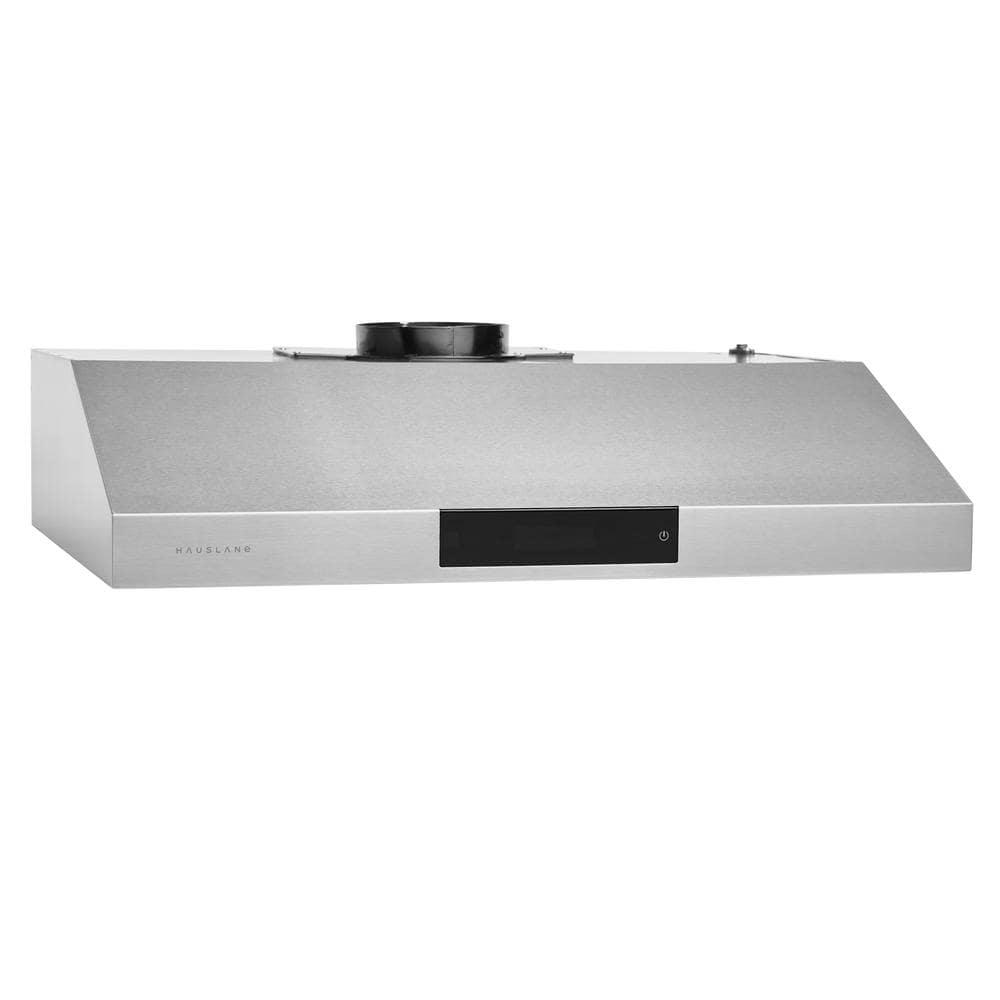 HAUSLANE 30 in Ducted Under Cabinet Range Hood with 3Way Venting Changeable LED Powerful Suction in Stainless Steel