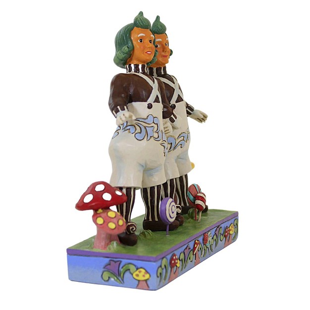 Jim Shore Oompa Loompa One Figurine 5 5 Inches Willy Wonka Chocolate Factory 6013722 Resin Multicolored