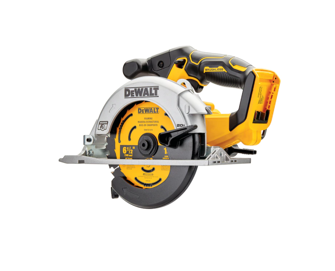 DEWALT DCS565B 20-volt Max-Amp 6-1/2-in Cordless Circular Saw