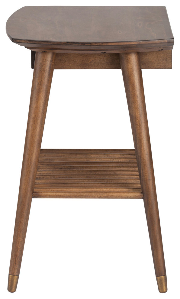 Ari Walnut Wood Side Table  HGST108   Midcentury   Side Tables And End Tables   by Timeout PRO  Houzz