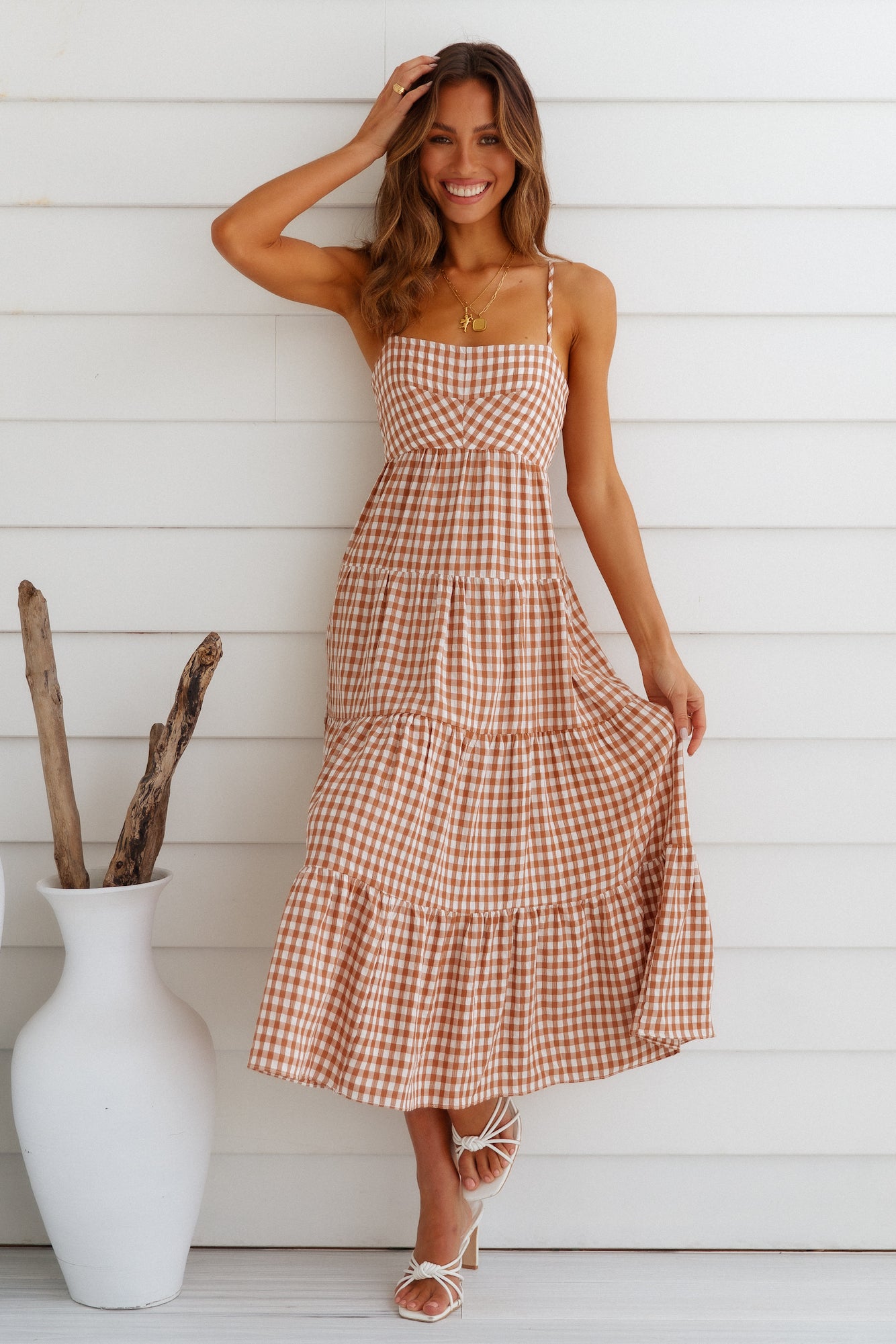 Gingham Dreams Maxi Dress