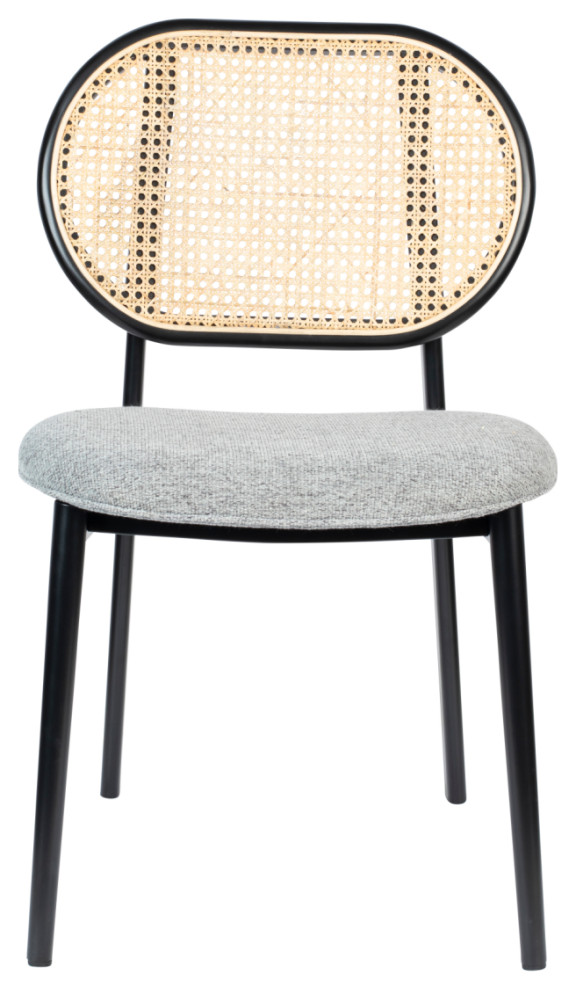 Rattan Back Dining Chair  Zuiver Spike   Tropical   Dining Chairs   by Oroa   Distinctive Furniture  Houzz