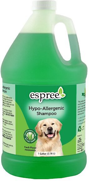 Espree Hypo-Allergenic Dog and Cat Shampoo， 1-gallon