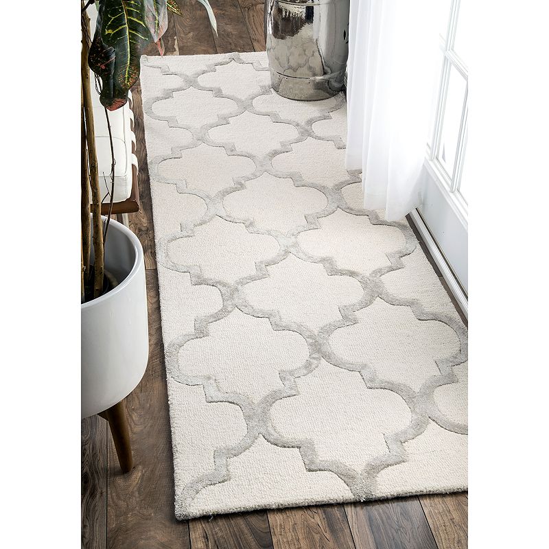 nuLOOM Park Avenue Trellis Wool Blend Rug