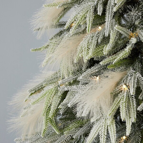 Pine and Pampas Prelit Artificial Tree 7.5ft