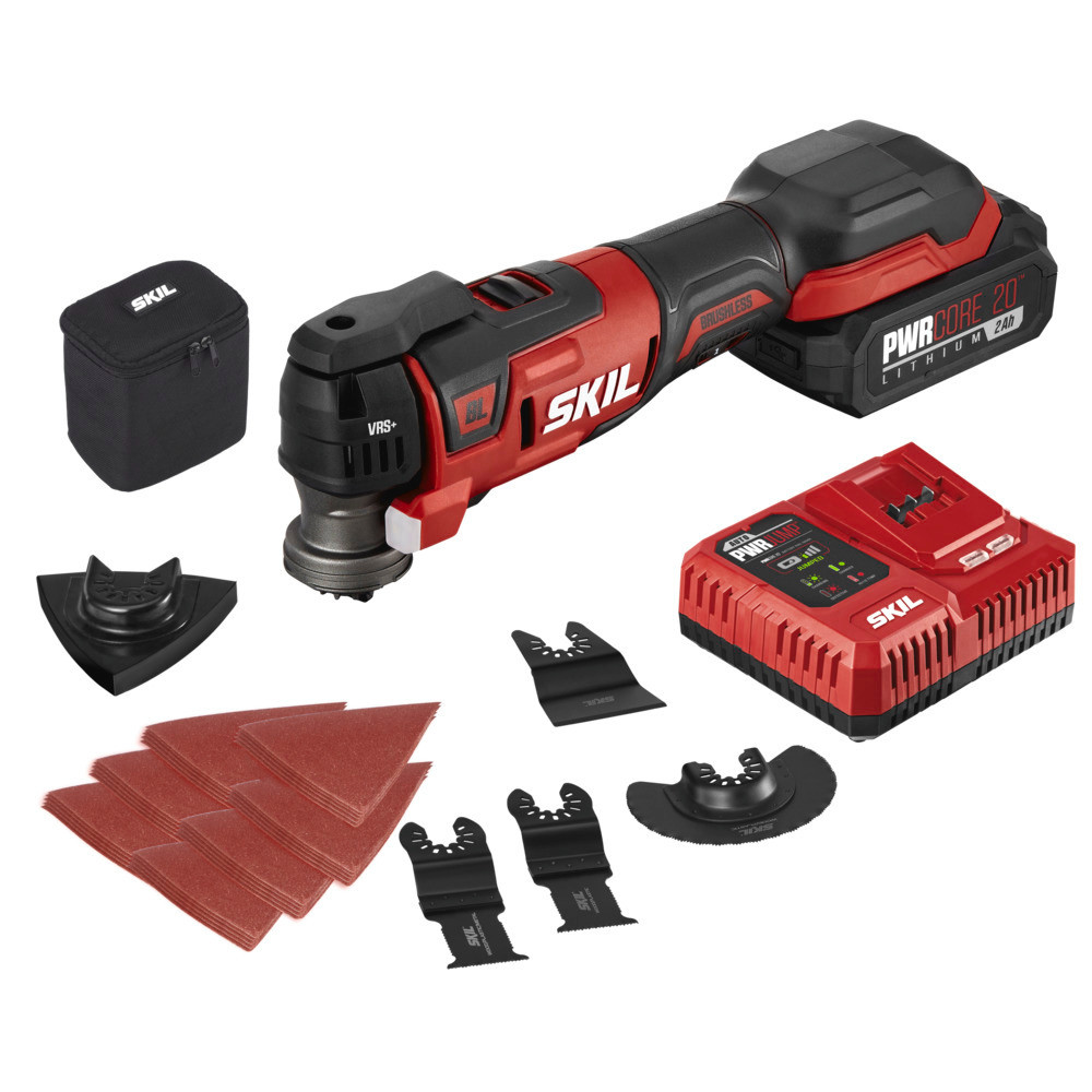 Skil PWRCORE 20™ Brushless 20V Oscillating MultiTool Kit