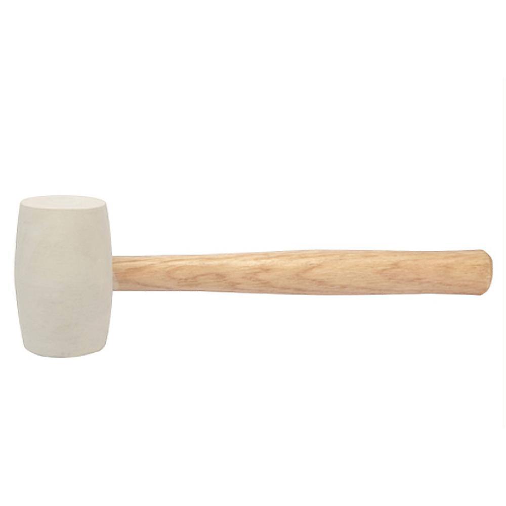 Bon Tool 32 oz. Thrifty White Rubber Mallet with 13 in. Wood Handle 87-399