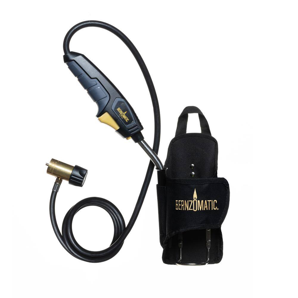 Bernzomatic Map-Pro Gas and Propane Gas Compatible Blow Torch with 4-12 ft. Extended Hose 361470