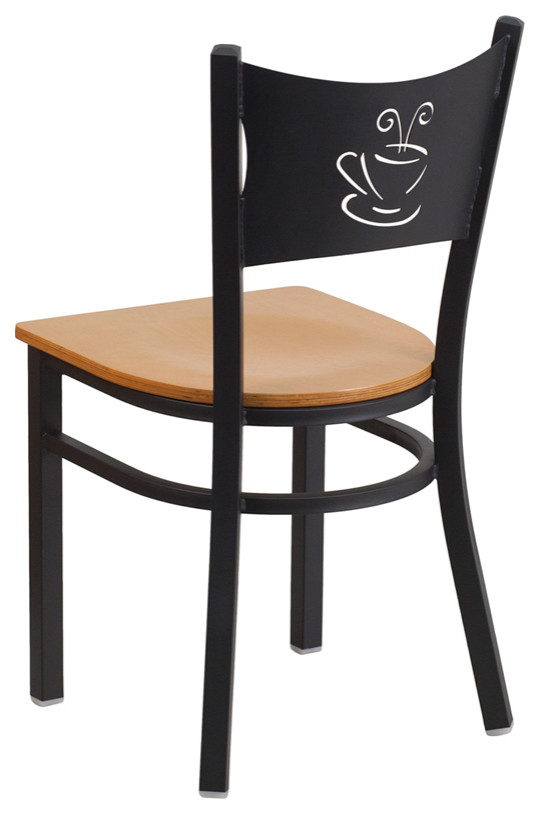 HERCULES Series Coffee Back Metal Restaurant Chair Vinyl Seat   Transitional   Dining Chairs   by Beyond Design  ampMore  Houzz