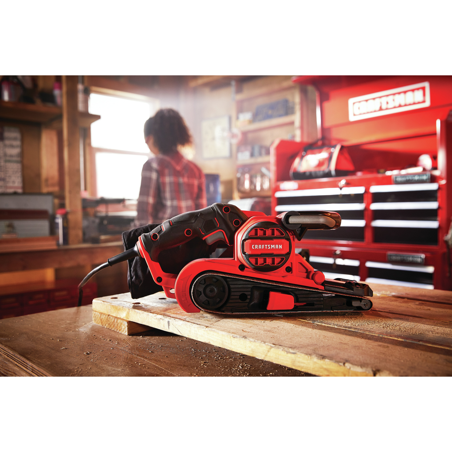 Craftsman 7 amps 3 in. W X 21 in. L Corded Belt Sander