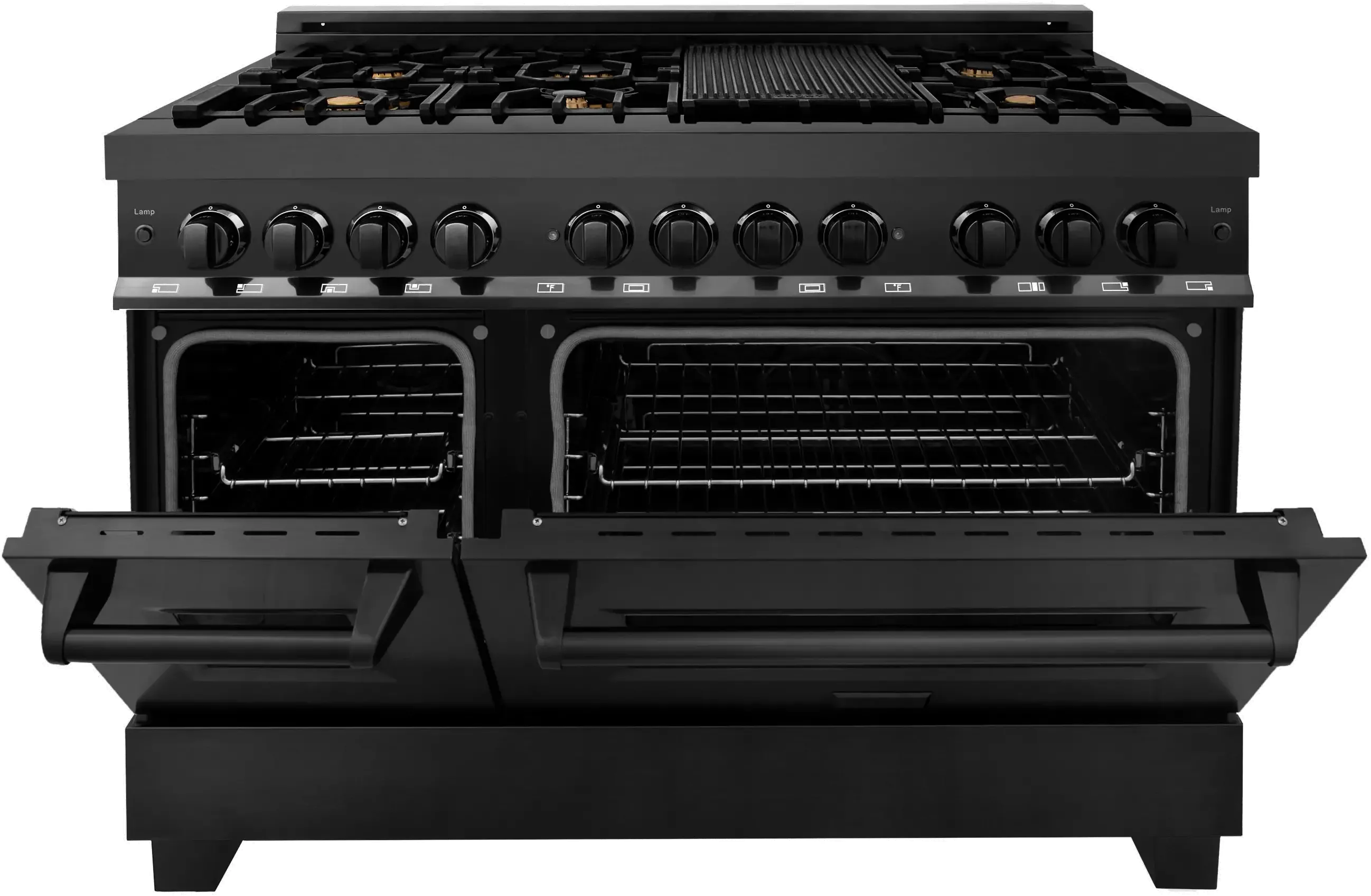 ZLINE Dual Fuel Double Oven Range RAB-BR-48