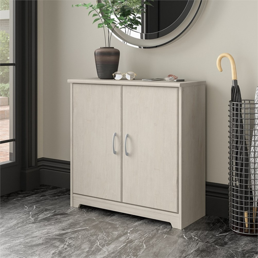 Bush Furniture Cabot Small Entryway Cabinet in Modern Walnut   Engineered Wood   Accent Chests And Cabinets   by Homesquare  Houzz