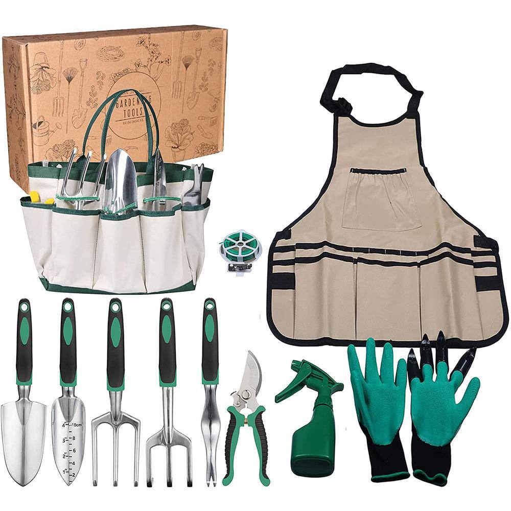 11-Piece Heavy-Duty Aluminum Gardening Gift Gardening Tools Garden Tools Set B08PVT6S4X