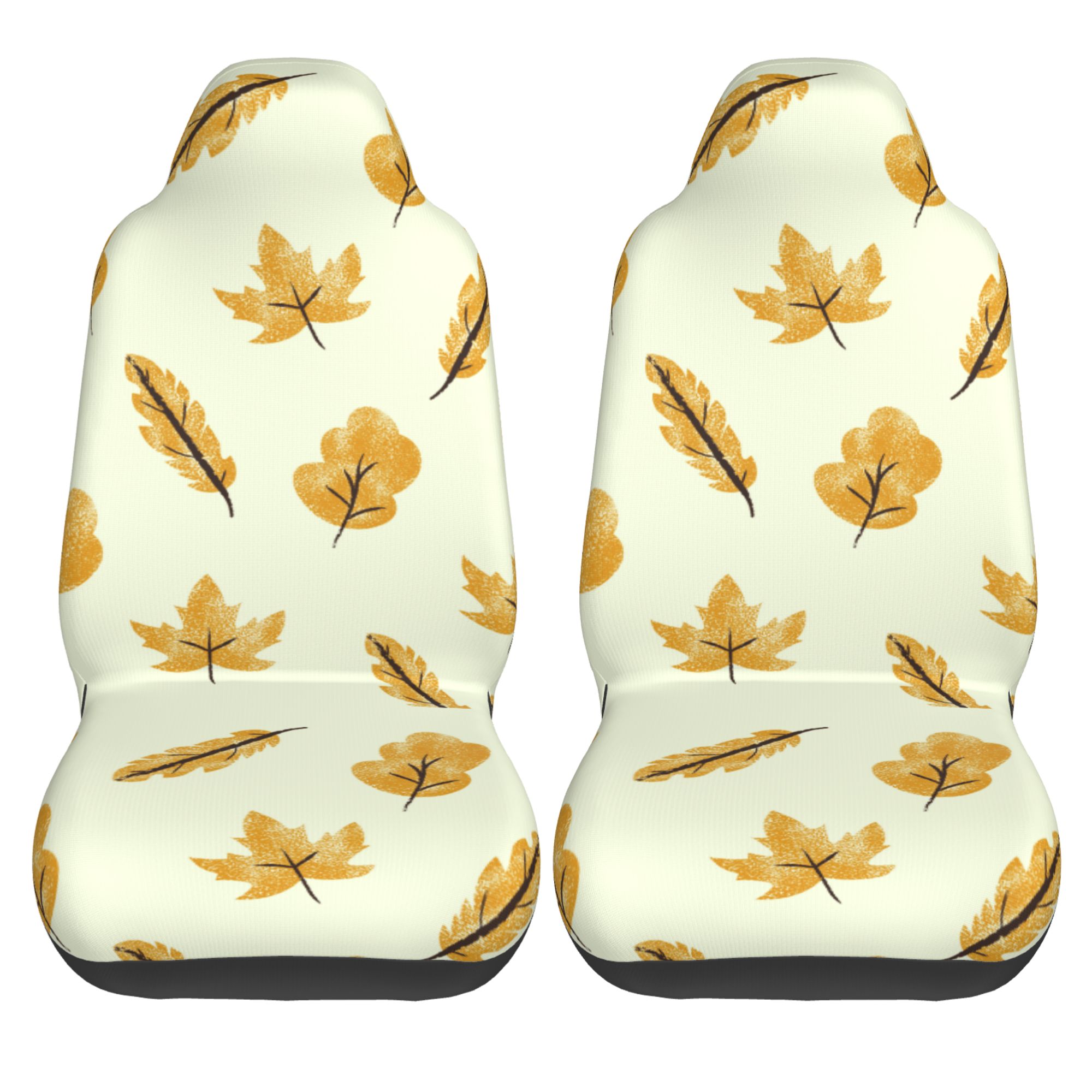 ZICANCN Car Seat Cover Leaves Foliage Maple Trees Car Front Seat Covers Protectors ， Automotive Seat Covers for Cars Trucks Suv