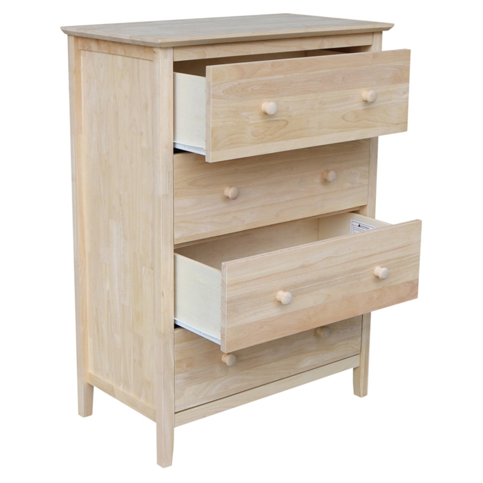 International Concepts 4 Drawer Chest