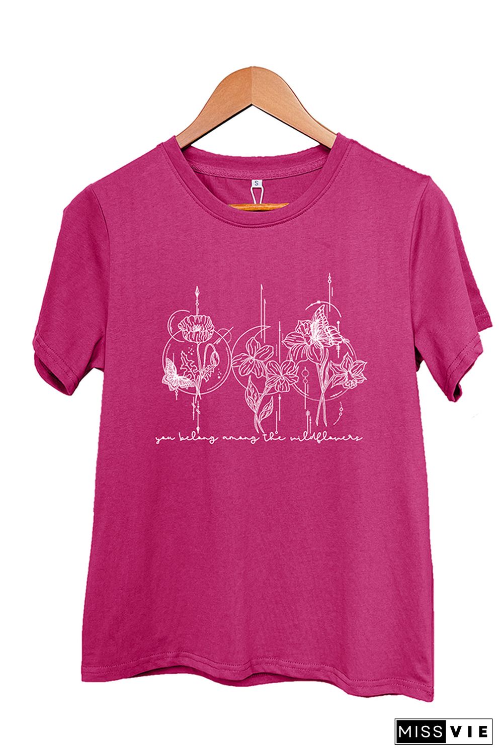 You Belong Among the Wildflower Graphic T-Shirt Wholesale