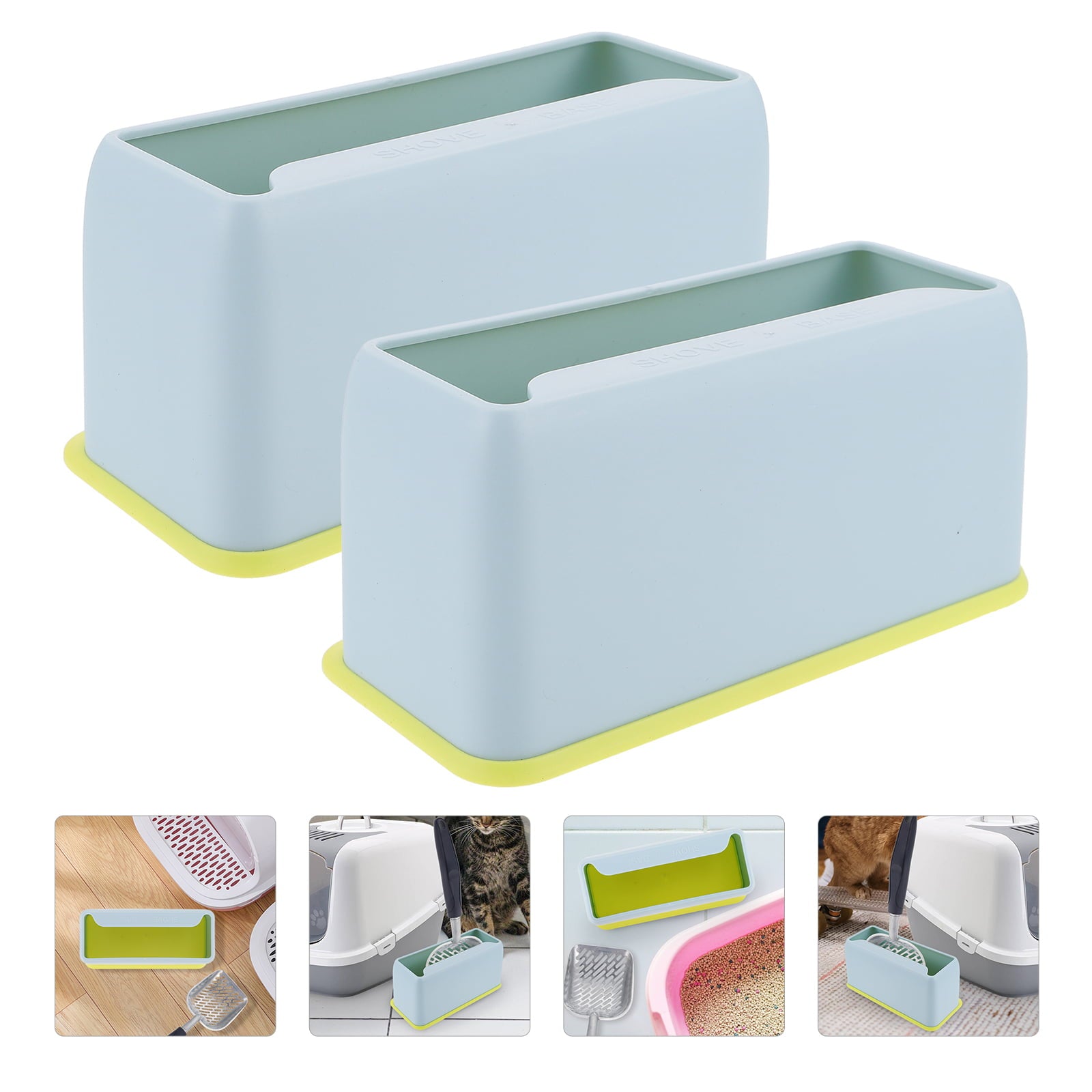 Scooper Litter Holder Scoop Cat Stand Holder Wear Resistant Caddy Convenientpet Poop Scoops Metal Caddy Household