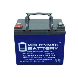 MIGHTY MAX BATTERY 12-Volt 35 Ah Rechargeable GEL Sealed Lead Acid (SLA) Battery ML35-12GEL