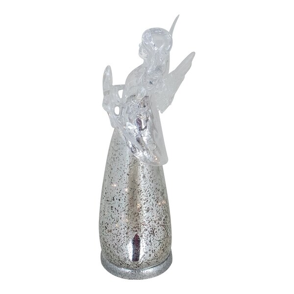 13 lighted angel holding a star christmas tabletop figurine