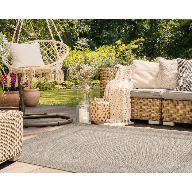 Liora Manne Orly Border Indoor outdoor Rug