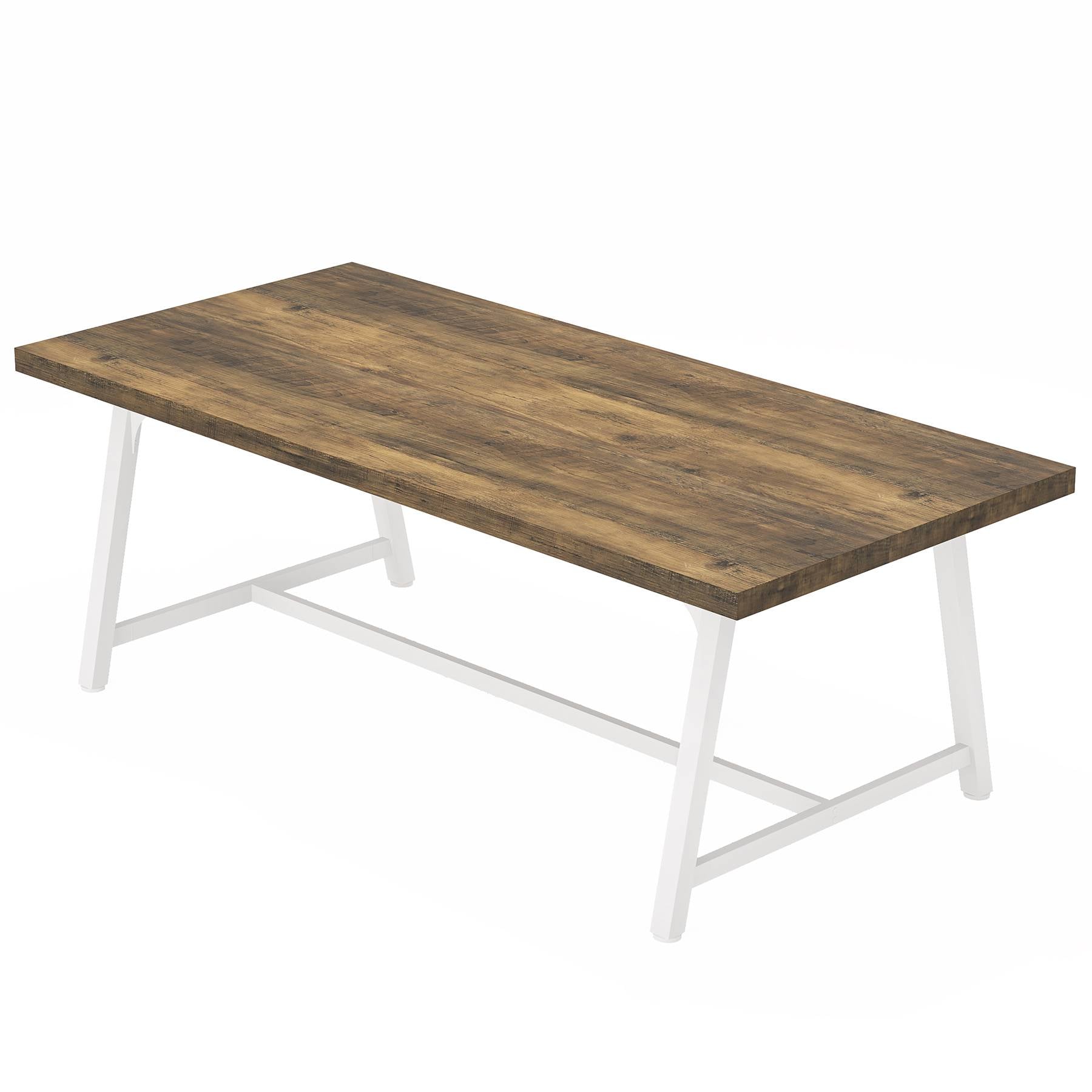 Dining Table for 8 People, 70.87 Rectangular Wood Kitchen Table