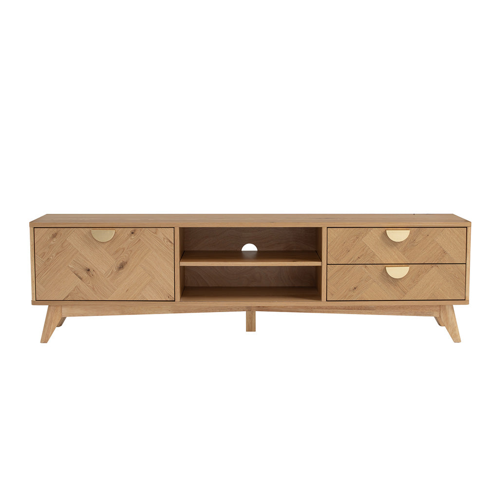 LOFTUS Entertainment TV Unit 180cm - Oak