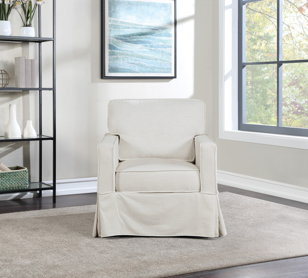 Halona Upholstered Armchair   Transitional   Armchairs And Accent Chairs   by Office Star Products  Houzz