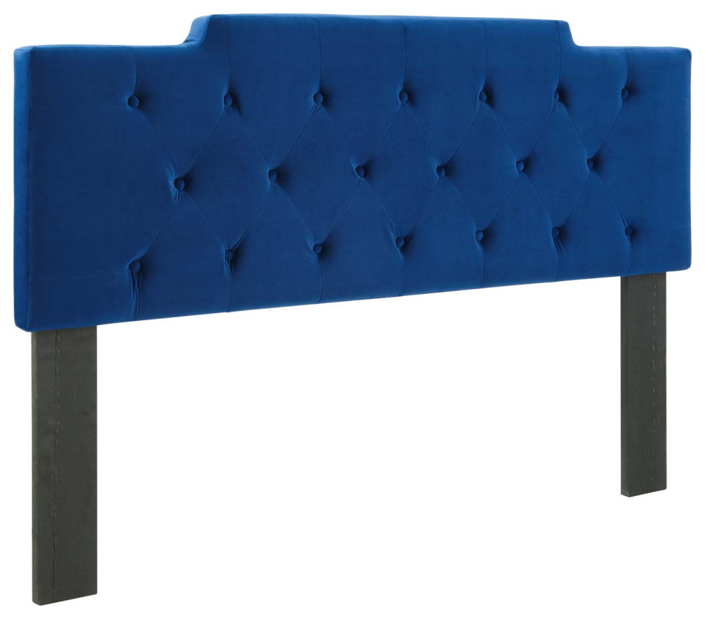 Juliet Tufted Twin Performance Velvet Headboard   Contemporary   Headboards   by Modway  Houzz